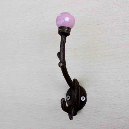 Pink Dot Tree Hooks-EHG-14